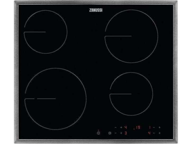 Zanussi ZHRN642X - Inbouw keramische kookplaat - 4 kookzones, Electroménager, Tables de cuisson, Envoi