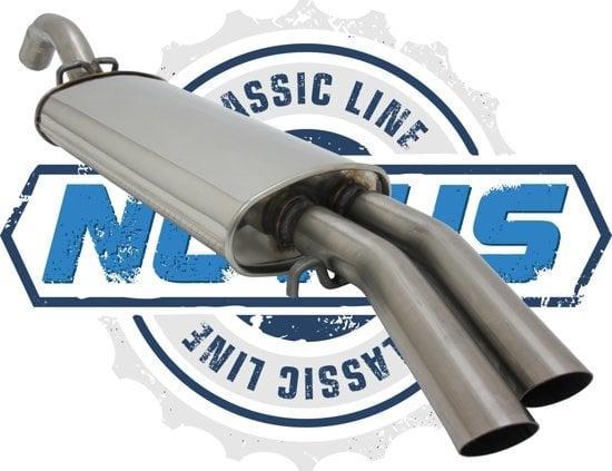 VW Golf 2 GTI 1.8 8V Einddemper - 50 mm Aansluiting, E-ke..., Auto-onderdelen, Uitlaatsystemen, Nieuw, Ophalen of Verzenden