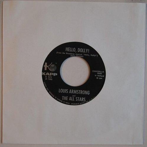 Louis Armstrong - Hello Dolly / A lot of livin to do -..., Cd's en Dvd's, Vinyl Singles, Single, Gebruikt, 7 inch, Pop