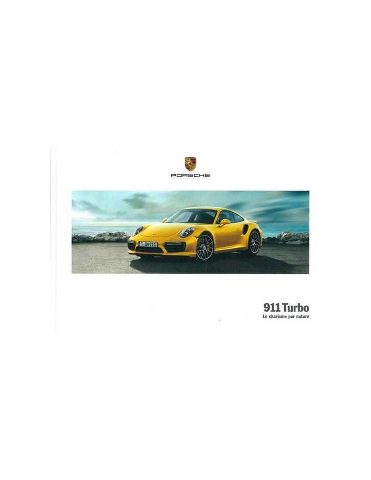 2018 PORSCHE 911 TURBO HARDCOVER BROCHURE FRANS, Livres, Autos | Brochures & Magazines, Enlèvement ou Envoi
