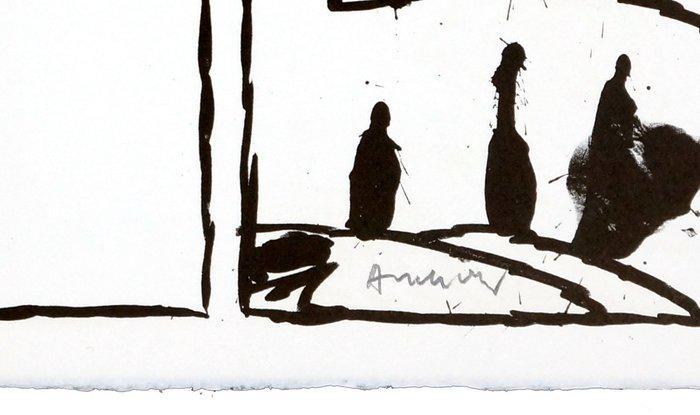 Pierre Alechinsky (1927) - Sans Titre, Antiek en Kunst, Antiek | Overige Antiek