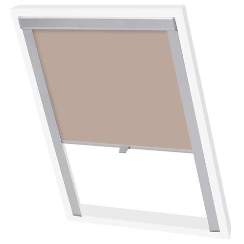 vidaXL Rolgordijn verduisterend beige S06/606, Maison & Meubles, Ameublement | Rideaux & Stores à lamelles, Envoi