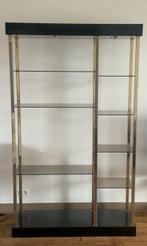 Belgo chrom - Vitrine - Chroom, Hout - Hollywood Regency, Huis en Inrichting, Nieuw