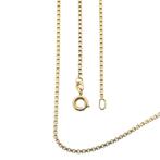 Gouden Venetiaanse schakelketting, Handtassen en Accessoires, Kettingen, Ophalen of Verzenden, Gebruikt, Overige kleuren, Goud