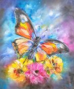 Danuta Mazurkiewicz - Flowers butterfly     Kwiaty Motyl