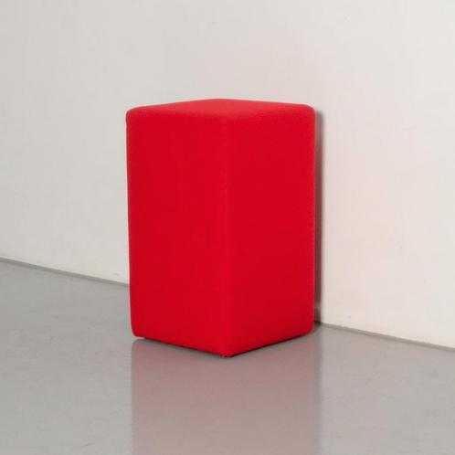 Officenow poef, rood, 46.5 x 45.50 cm, Huis en Inrichting, Barkrukken, Gebruikt, Ophalen of Verzenden