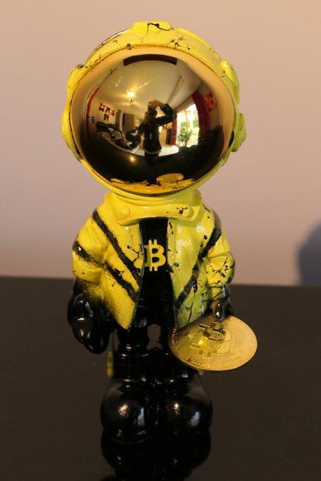 RichART - Astronaute Bitcoin, Antiek en Kunst, Kunst | Designobjecten