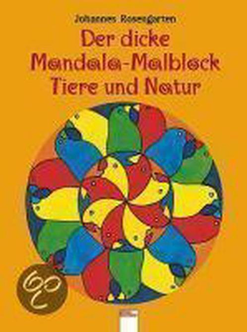 Der dicke Mandala-Malblock Tiere und Natur 9783401083384, Livres, Livres Autre, Envoi