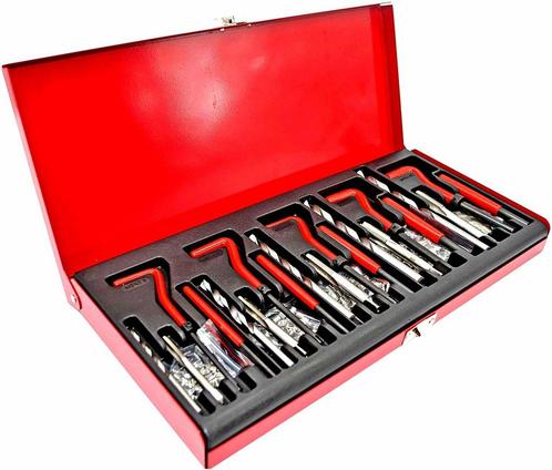 TM Schroefdraad Reparatieset, helicoil set,   M5 - M12, Auto diversen, Autogereedschap, Verzenden