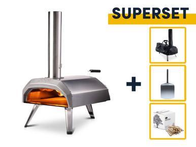 Ooni SUPERSET Karu 12 hout of houtskool gestookte pizzaoven, Tuin en Terras, Pizzaovens, Verzenden