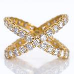 Zonder minimumprijs - Ring - 14 karaat Geel goud - 3.19ct., Nieuw