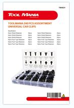 TM 240 Delige Assortiment bekleding clips voor FORD, BMW,, Verzenden, Nieuw