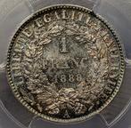 France. 1 Franc 1888-A Ceres. PCGS MS65, Postzegels en Munten