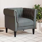 vidaXL Chesterfield Bank Stoel Donkergrijs 78,5 x 74,5 x, Huis en Inrichting, Verzenden, Nieuw