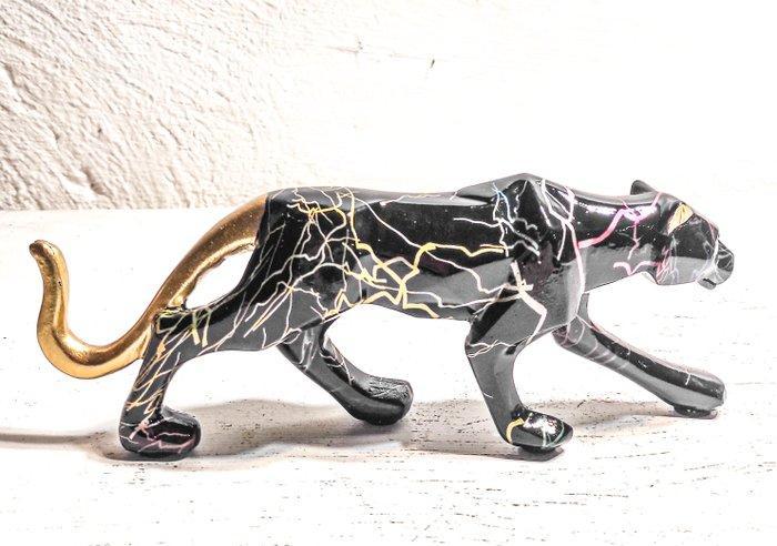 Sculptuuur voor buiten, Pantera - 25 cm - Hars, Antiek en Kunst, Kunst | Designobjecten