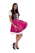 Dirndl 2-dlg., zwart/pink, Carmenblouse, Hobby en Vrije tijd, Verzenden, Nieuw