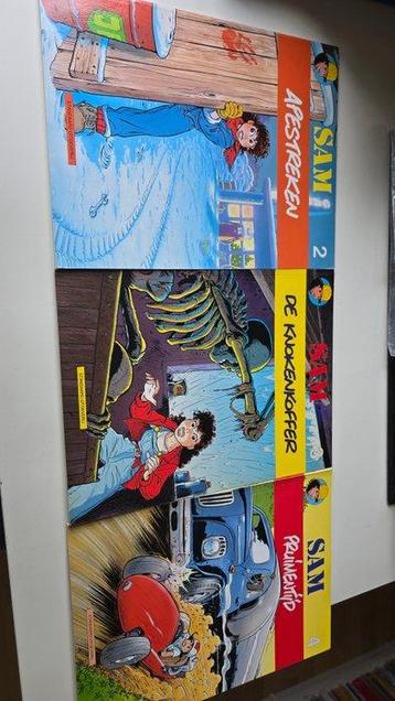 Sam - opeenvolgende reeks SC + 6 prenten - 8 Album - Eerste beschikbaar voor biedingen