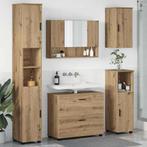 vidaXL Badkamermeubel Set met lade 5 pcs artisanaal, Verzenden, Nieuw