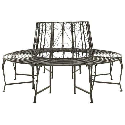 vidaXL Boombank 160 cm staal, Tuin en Terras, Tuinsets en Loungesets, Nieuw, Verzenden