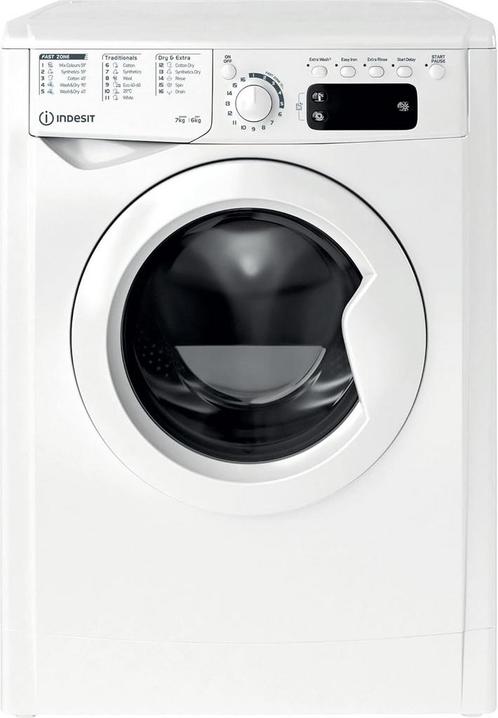 Indesit Ewde761483w Was-droogcombinatie 7kg -6kg 1400t, Elektronische apparatuur, Was-droogcombinaties, Ophalen of Verzenden