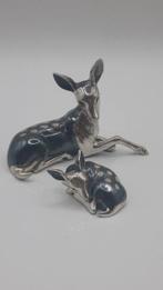 Miniatuur beeldje (18) - .925 zilver, Antiek en Kunst