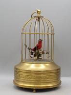 Automate d’oiseau chantant en cage - Allemagne - 1920-1930, Antiek en Kunst