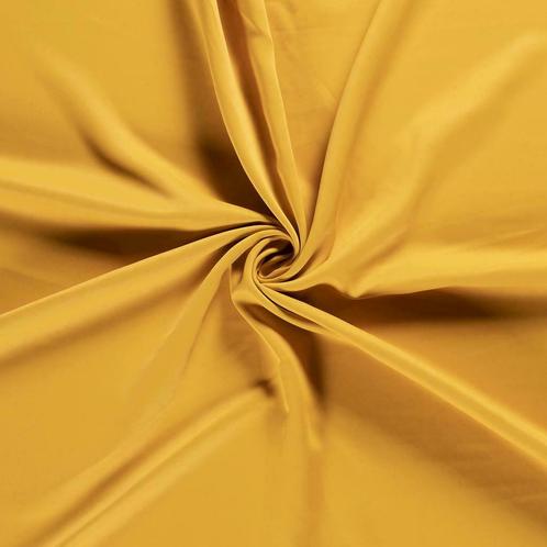 Verduisteringsstof okergeel - Polyester stof 30m op rol, Hobby & Loisirs créatifs, Tissus & Chiffons, Envoi