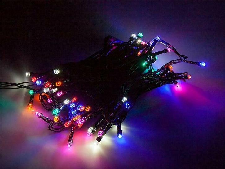 Kerstverlichting RGB - 9,4 meter 100 LEDs - 7613, Diversen, Kerst, Verzenden