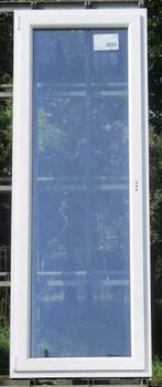 pvc terrasraam , raam , chassis 81 x 222 wit / zwartbruin, Deurkozijn, Ophalen of Verzenden