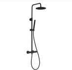 Douchestang set zwart Atlanta thermostaat douchekop douche, Verzenden, Nieuw, Douche