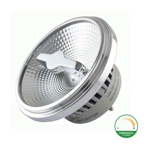 LED AR111 Spot GU10 12 watt Dim to warm 45°, Huis en Inrichting, Lampen | Spots, Nieuw, Verzenden