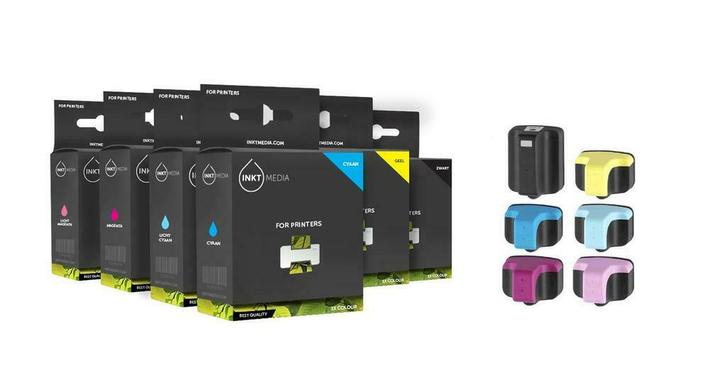 HP 363 serie compatible Complete set van 6 cartridges inktme, Computers en Software, Printers, Verzenden