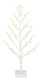 Kerstboom met LED - 60cm - 51 LED - Warm Wit - wit, Verzenden