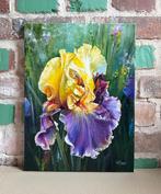 Alexander Nakonechny (1971) - Yellow-purple iris, Antiek en Kunst