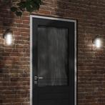 vidaXL Buitenwandlamp roestvrij staal zwart, Verzenden, Nieuw