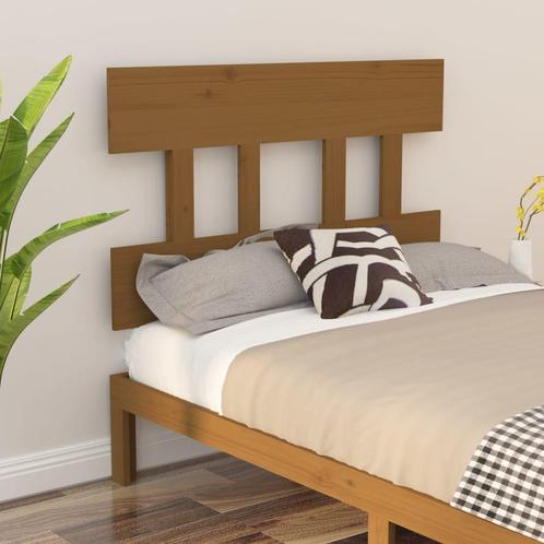 vidaXL TÃªte de lit Marron miel 103,5x3x81 cm Bois, Maison & Meubles, Chambre à coucher | Lits, Neuf, Envoi