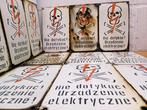 Emaille bord (12) - Vintage email waarschuwingsbord -