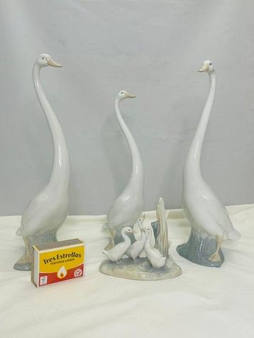 Nao by Lladró - sculptuur, (4) Ocas cuello largo / grupo de