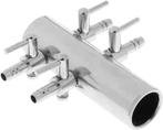 RVS luchtverdeler 20mm met 4 uitgangen 4mm (Luchtverdelers), Ophalen of Verzenden, Nieuw