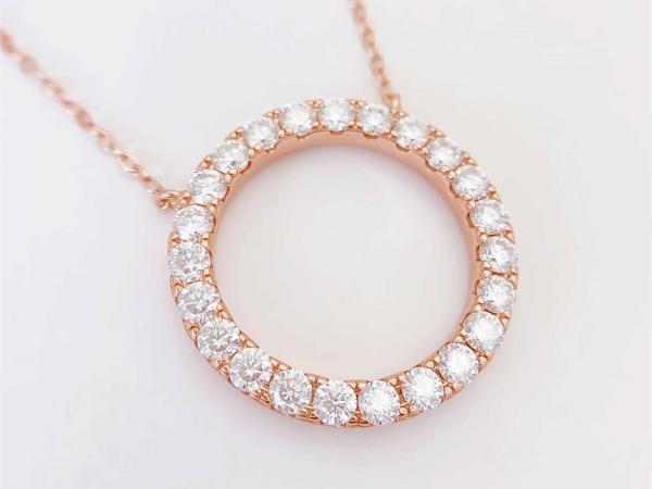 Veiling - Hanger rose rond briljant 2.30 carat, Bijoux, Sacs & Beauté, Pendentifs