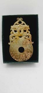 Amulette pendentif double dragon Hongshan - Amulette très