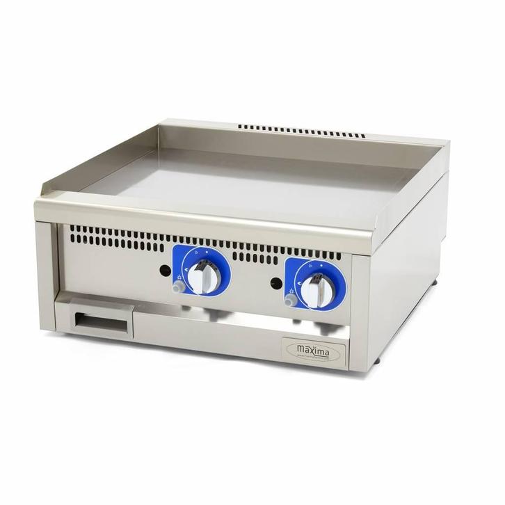Horeca Grillplaat - Glad - Dubbel - 60 cm Diep - Gas, Zakelijke goederen, Horeca | Keukenapparatuur, Nieuw in verpakking, Fornuis, Frituur en Grillen