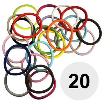 Fako Fashion® - Haarelastiekjes - Ø 45mm - 4mm Dik - 20 beschikbaar voor biedingen