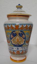Vase avec couvercle (5) - Terre cuite - céramique Deruta, Antiquités & Art