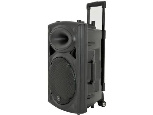 Qtx QR12PA Mobiele PA Luidspreker Box Accu Trolley, Muziek en Instrumenten, Microfoons