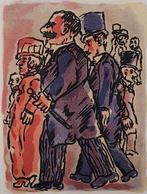 Franz Borghese (1941-2005) - La folla, Antiek en Kunst