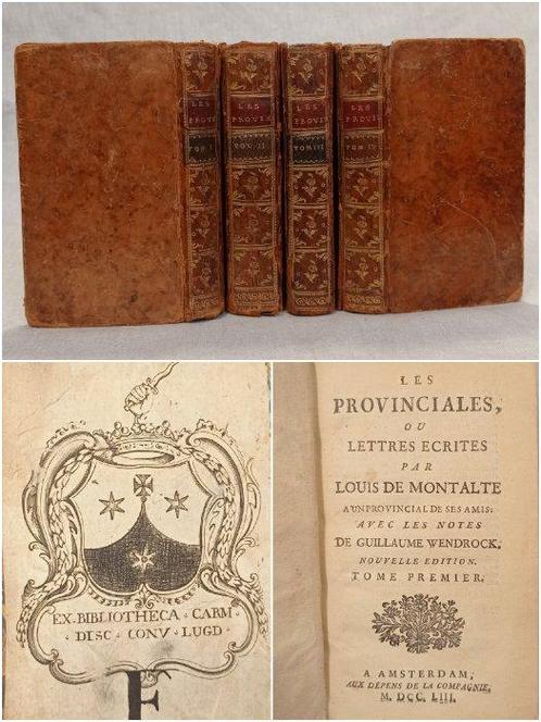 Pascal - Les Provinciales - 1753, Antiek en Kunst, Antiek | Boeken en Manuscripten