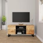 vidaXL Meuble TV 105x33x46 cm Bois massif de manguier, Huis en Inrichting, Verzenden