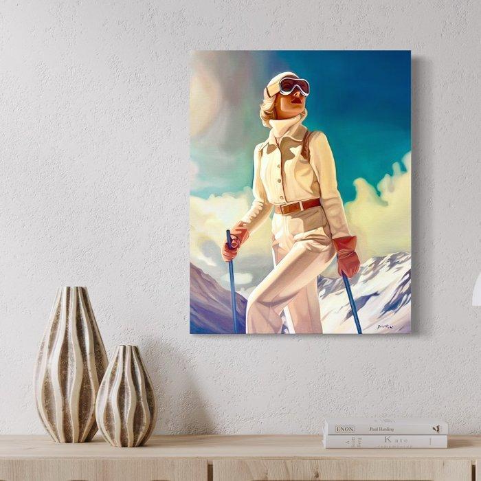 Biatturi Irina - In the Alpes, Antiek en Kunst, Kunst | Designobjecten