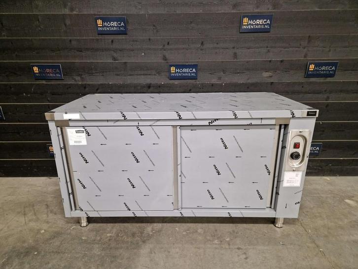 Warmhoudkast | 2 schuifdeuren | RVS | 120 cm, Zakelijke goederen, Horeca | Meubilair en Inrichting, Nieuw in verpakking